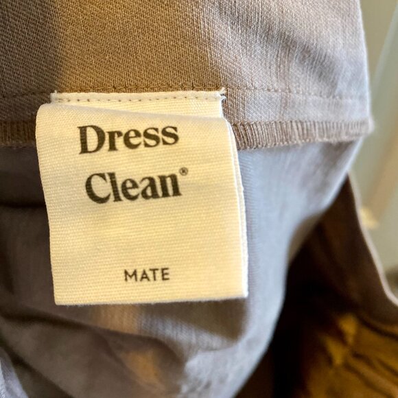 MATE The Label Tencel Twill Pleated Pant Size Small Mushroom - Picture 7 of 7